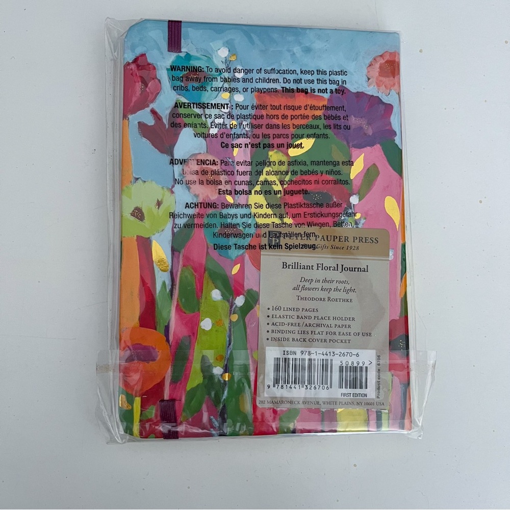 Peter Pauper Press Brilliant Floral Journal - Picture 2 of 2